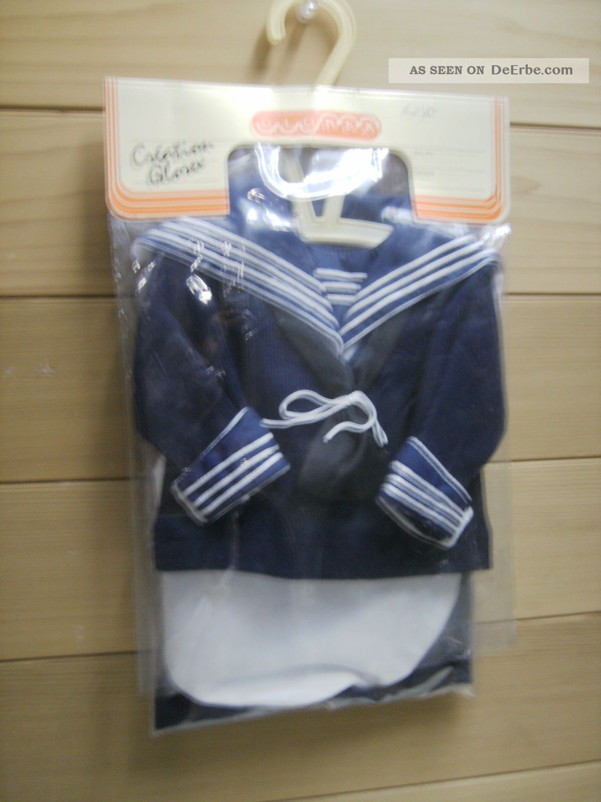 Matrosenanzug Mit Hut,  (größe 50 Cm) Glorex Nr 2441,  Ungebrauchter.  Lagerbestand, Nostalgieware, nach 1970 Bild