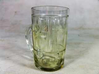 Schönes Antikes Bierglas Glas Humpen Mit Aufschrift Hedwig Andenkenglas Bild