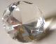 Kristall Riesen - Diamant Briefbeschwerer Paperweight Klar 3 Cm Hoch Ø 5 Cm Dekorglas Bild 2