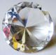 Kristall Riesen - Diamant Briefbeschwerer Paperweight Klar 3 Cm Hoch Ø 5 Cm Dekorglas Bild 4