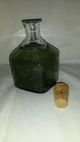 Mundgeblasene Flasche Karaffe Rauchglas - Überfangglas Ausgeschliffener Abriss Sammlerglas Bild 6