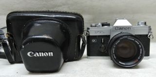 Fotoapparat Spiegelreflex Canon Ftb Ql,  Objektiv Fd 50 Mm 1 : 1.  4 S.  S.  C.  (5) Bild