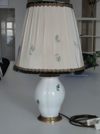Vintage Augarten Wien Porzellan Lampe Maria Theresia 46 Cm Bild