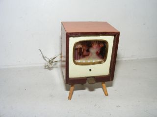 Alter Fernseher - 50er Jahre - Kaufladen - Puppenhaus - Puppenstube - 1:12 - Für Bastler Bild