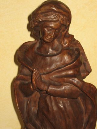 Madonna - Mutter Gottes - Geschnitzte Holzfigur - Top - Bild