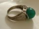Alter Ring Silberring Mit Steinbesatz Gr.  49 Art Deco Ring 4,  4 G (533) Ringe Bild 4