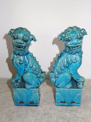 Chinesische Tempellöwen 1 Paar (2 Stück) Wächterlöwen Fu - Hunde - Tempellöwen Bild
