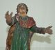 Antike Heiligen Figur Skulptur Schnitzerei Volkskunst Jesus Christus Vor 1900 Bild 9