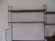String Regal Mit Zeitungsablage 50er/60er Jahre B=130cm;h=126cm;t=33cm; 1950-1959 Bild 1