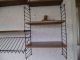 String Regal Mit Zeitungsablage 50er/60er Jahre B=130cm;h=126cm;t=33cm; 1950-1959 Bild 4