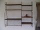 String Regal Mit Zeitungsablage 50er/60er Jahre B=130cm;h=126cm;t=33cm; 1950-1959 Bild 5