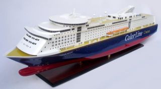 Handgefertigtes Schiffsmodell Color Magic,  L115 Cm,  Holz Modell,  Modellschiff Bild