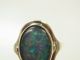 Schöner Opal Ring 925 Silber Mit Opaldoublette Sign.  70 Iger Jahre Ringe Bild 2