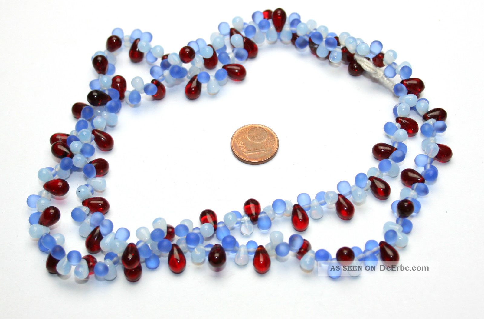 Strand Tiny Wedding Trade Beads Entstehungszeit nach 1945 Bild