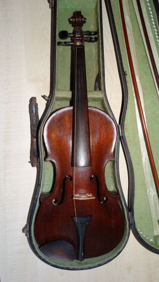 Antique Louis Lowenthal Violin Spicial Copy Of Antonius Stradivarius Violin Bild