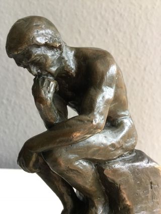 Bronze Skulptur - Der Denker Von Auguste Rodin Bild