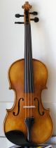 Interesssante Kopie 4/4 Geige Mit Zet.  R.  A.  Gagliano 1859 Old Violin Violon Musikinstrumente Bild 1