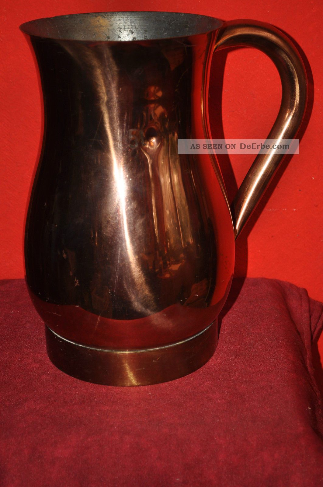 Alte Kupfer Kanne / Krug 5 Liter Kupfer Bild
