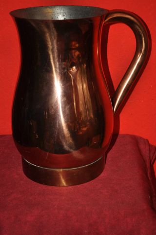 Alte Kupfer Kanne / Krug 5 Liter Bild