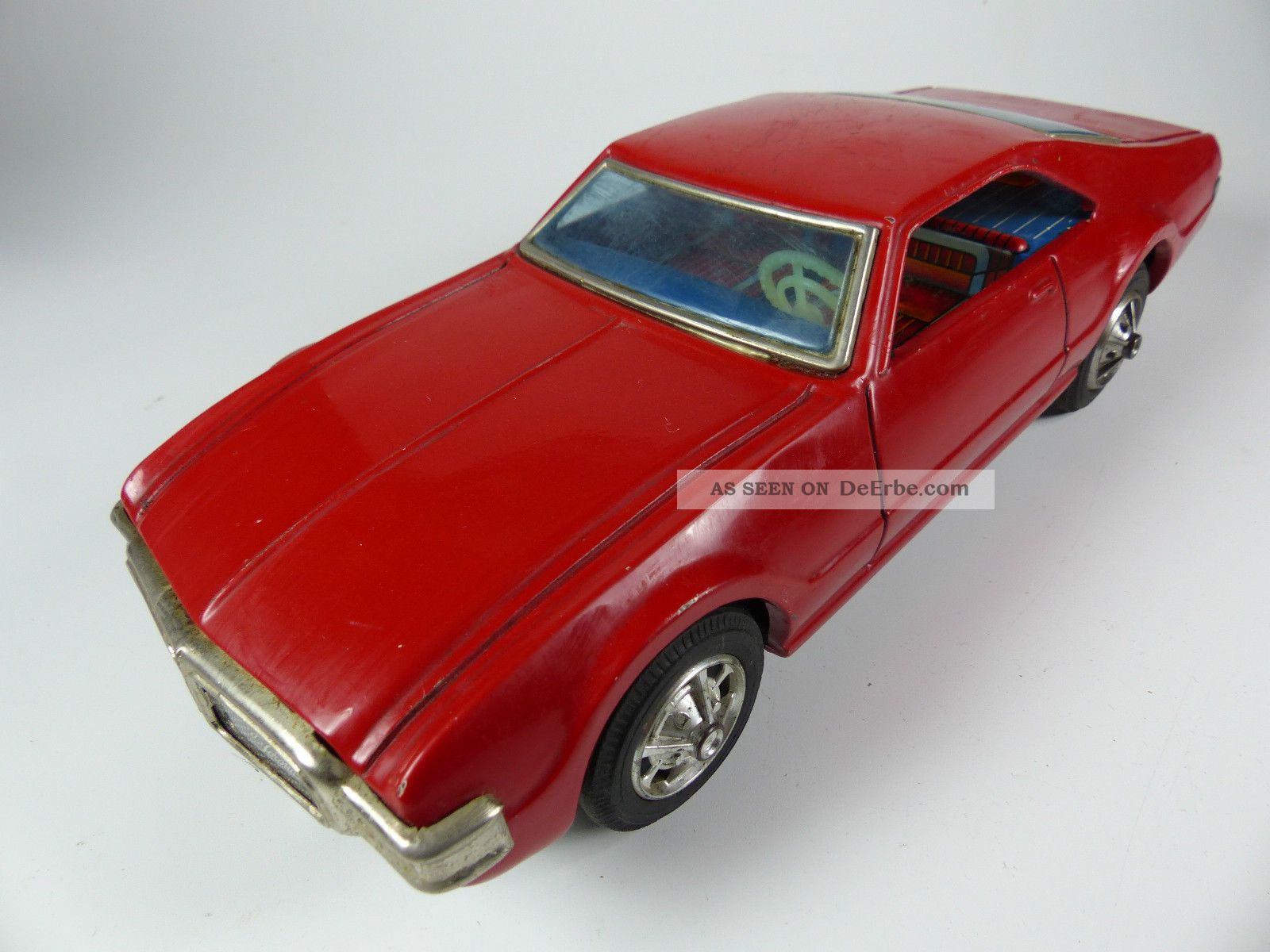 Taiyo Made In Japan - Oldsmobile Tornado Aus Blech - 25cm - Tinplate - Muscle Car Original, gefertigt 1945-1970 Bild