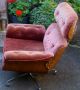 Lounge Chair 60er Teak Chrom Lobby Chair Drehsessel Danish Designer - Sessel 1960-1969 Bild 3