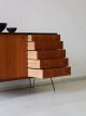 60er Teak Kommode Sideboard Danish 60s Cabinet Vintage Midcentury Wegener ära 1960-1969 Bild 8