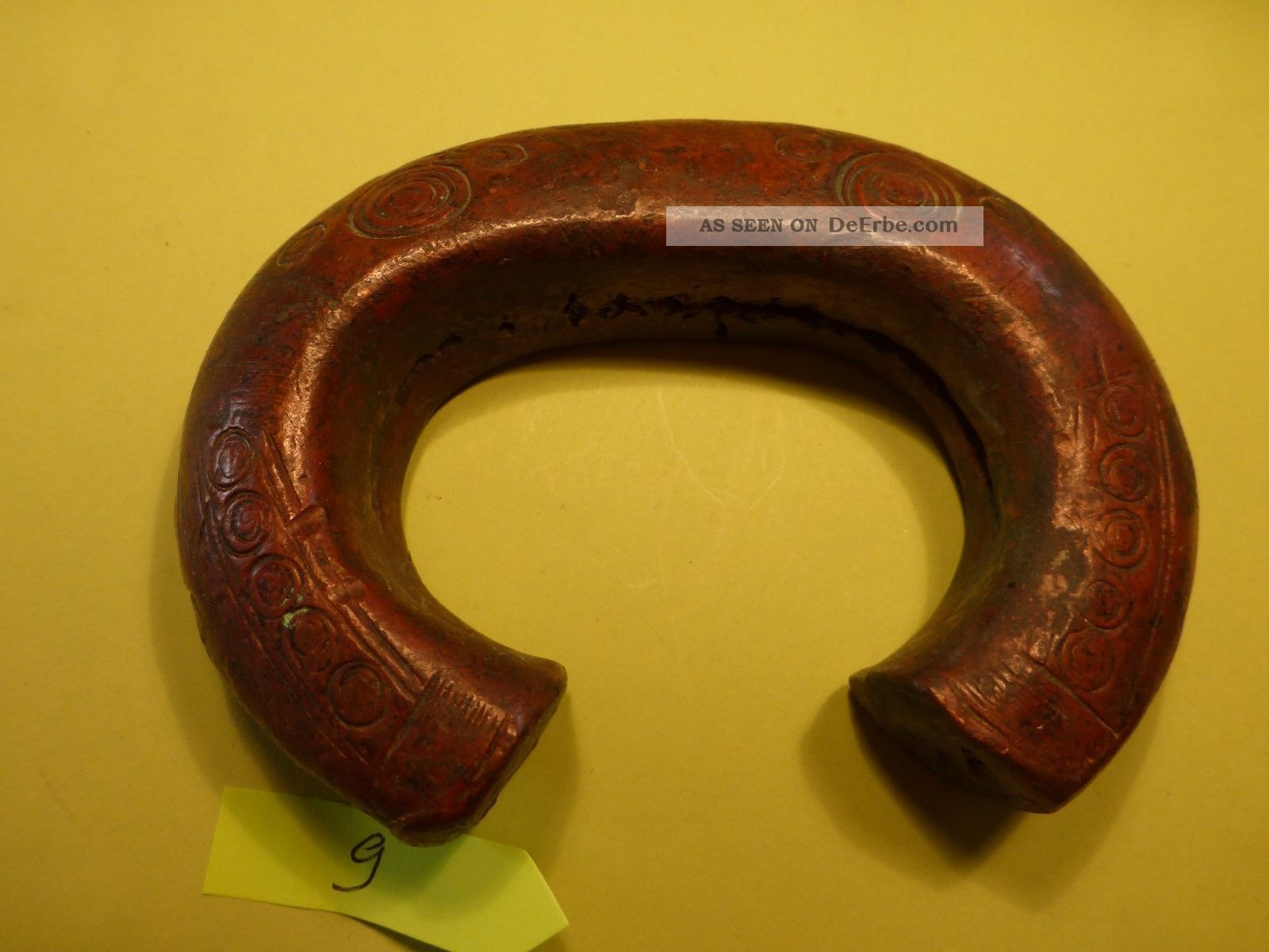 Primitivgeld Manilla Armreif Sklavengeld Aus Afrika Bronze Manille (9) 841 Gramm Afrika Bild