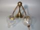 Freddie Andersen Design Clear Drops Alte Öllampe Messing - Leuchter Wandlampe 60er 1960-1969 Bild 3