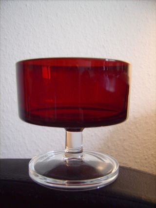 Luminarc Alte Gläser Sektgläser Dessertschalen Rot Bild