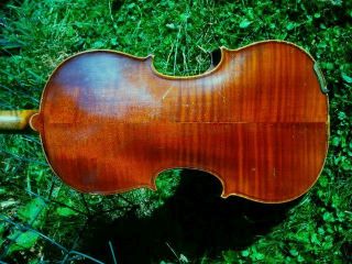 Alte 4/4 Violine Mit Zettel 