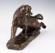 Charles Valton Bronze Figur Puma Berglöwe 1910 Frankreich Animalier Skulptur Bronze Bild 4