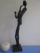 Grosse Skulptur Saxophonspieler 51 Cm Figur Plastik 70er 80er Design 1950-1999 Bild 4