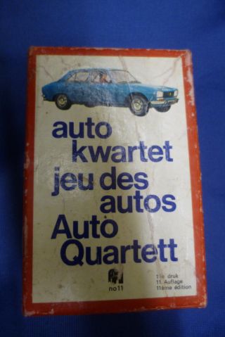 Altes Auto Quartett Von Jumbo 60er Jahre Rarität Bild