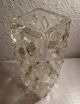 Noppen Vase Blockvase Kristall Glas Space Age 70er 70s Vintage 1,  7 Kg 22,  5 Cm Dekorglas Bild 1
