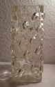 Noppen Vase Blockvase Kristall Glas Space Age 70er 70s Vintage 1,  7 Kg 22,  5 Cm Dekorglas Bild 2