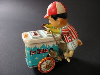 Ice Cream Driver Bleichspielzeug 60er Mechanisch,  SchlÜssel China Bild