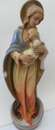 Schöne,  Alte Madonna,  Mutter Gottes Mit Jesuskind Auf Dem Arm,  Alter,  Ca.  1910 - 30 ? Skulpturen & Kruzifixe Bild 8
