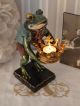 Teelichthalter Froschkönig Kerzenleuchter Frosch Leuchter Barock Ab 2000 Bild 2
