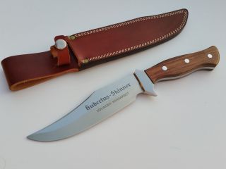 Alter Großer Skinner Hubertus Solingen Unbenutztes Messer Knife Couteau Germany Bild