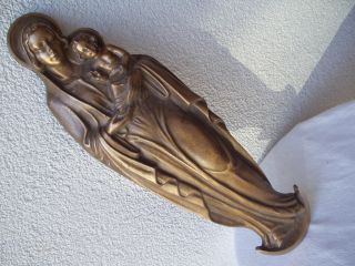 Alte Schöne Schwere Bronze - Figur Gemarktet Mit Made In Germany Unbeschädigt Bild