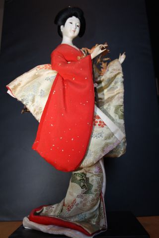 Kyugetsu Doll Aus Japan Geisha Puppe Erbnachlass Manga Asien Bild