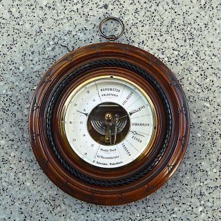 Barometer Holosteric - E.  Schröder Paderborn - Um 1900 - 1a Bild