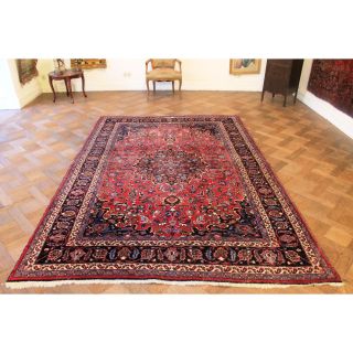 Signierter Orient Palast Perser Teppich Blumen Jugendstilmotiv Carpet 205x300cm Bild