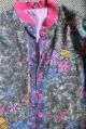 Vintage - Blouson - Jacke - Grau - Pink - Lila - Druck 70er Jahre - Gr.  40/42 - Wie Kleidung Bild 1