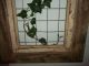 Uraltes Sprossenfenster - Holzfenster Mit Gitter - Metall - Deko Top Original, vor 1960 gefertigt Bild 2
