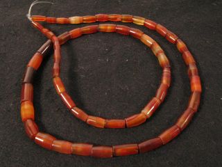 Alte Kleine Achatperlen Idar - Oberstein Antique Agate Stone Trade Beads Afrozip Bild