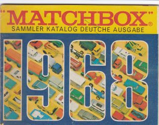 Matchbox Sammler Katalog Deutsche Ausgabe 1968 Bild