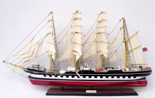 Handgefertigtes Schiffsmodell Kruzenshtern,  L90 Cm,  Modellschiff,  Modell,  Holz Bild