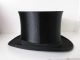 Chapeau Claque - Zylinder In Alter Originaler Hutschachtel - Größe 58/59 (188 - 09) Accessoires Bild 5