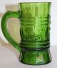 Alter Kleiner Glas Humpen / Becher - Dem Guten Kinde - Grün - Jugendstil Um 1900 Sammlerglas Bild 2
